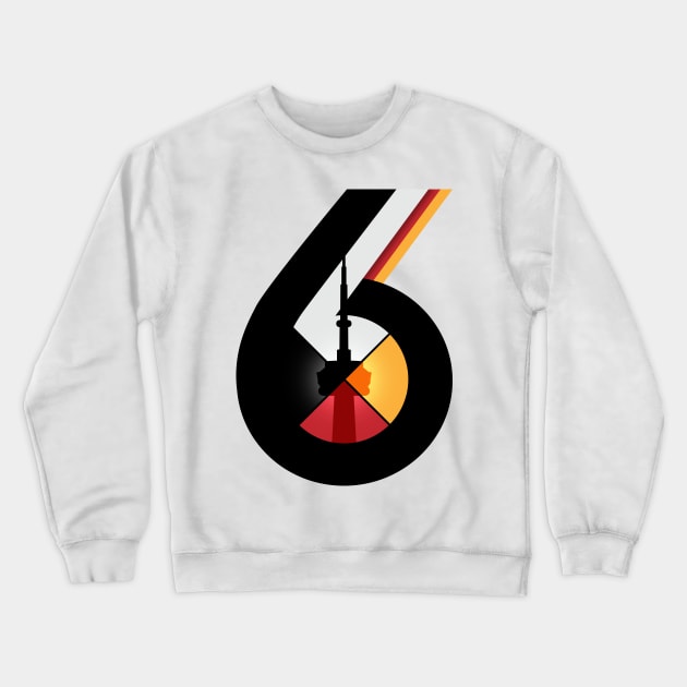 Toronto "The Six" Medicine Wheel Crewneck Sweatshirt by cheekenpeeg